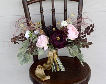 etsy fake flower bouquet