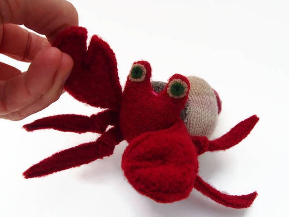 hermit crab soft toy