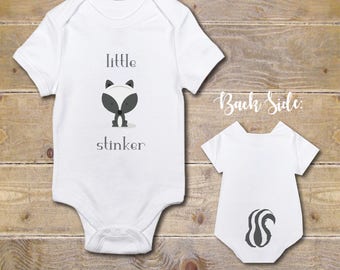 Skunk Onesie Skunks Little Stinker Animals Baby Shower