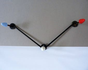 Vintage Atomic vintage zig zag coat hooks
