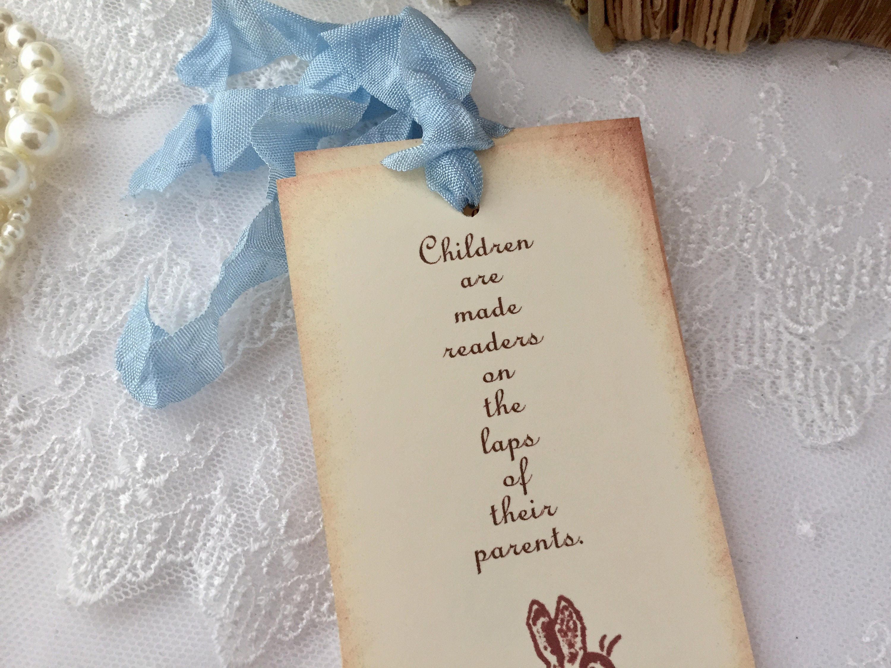 Peter Rabbit Bookmarks Baby Shower Favors Personalized You Set