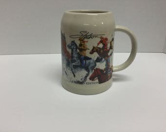 Vintage Stetson Stoneware Beer Mug Beer Stein Limited Edition Stetson Stein