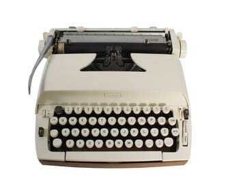 Refreshed Sears Citation - Smith Corona Typewriter - Portable - Manual - New Ribbon Installed - Excellent Working Condition