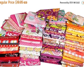 SALE 10% Off - 3 Yard Quilting Scrap Bag by Weight - Bolt Ends - Fat Quarters FQ - Scrappy Quilt - 1 Pound of Fabric Scraps