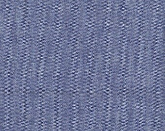 Fabric by the Yard- Chambray in Navy-by Kathy Hall for Andover