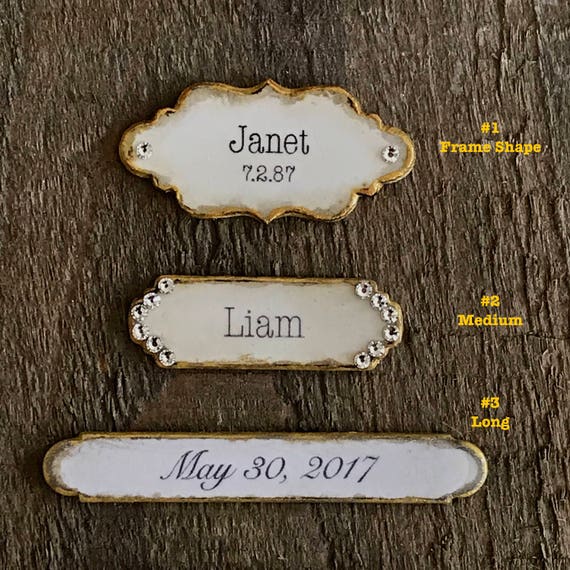 Personalized Plaque Name Plate Personalized Photo Frame