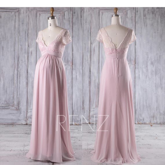 Lace V-Neck Wedding Dress