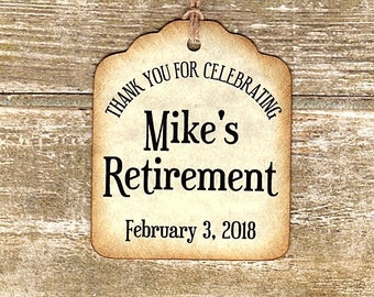 Retirement tags | Etsy