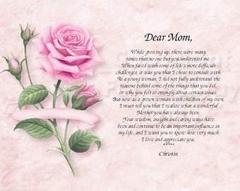 My Son's Dear Wife Sentimental Print Perfect For