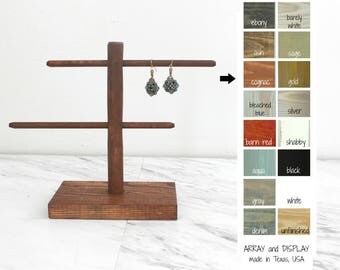 Wood Jewelry Displays Earring Bracelet Stand Tree Wood Jewelry Displays Earring Bracelet Stand Tree