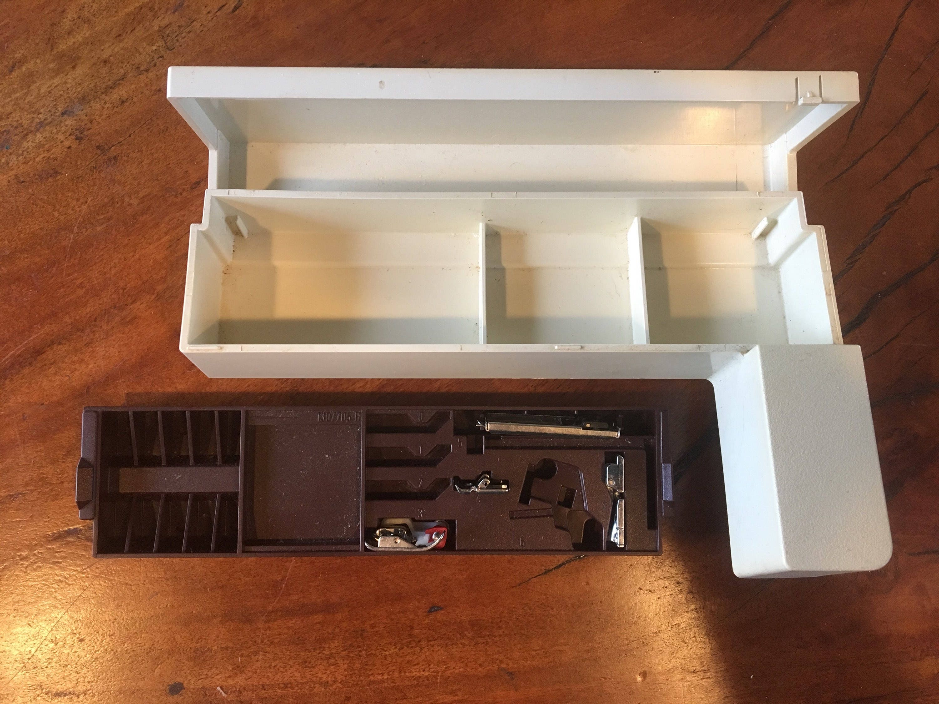 Genuine Pfaff Accessory Tray + 4 Feet For Pfaff Creative Sewing Machine