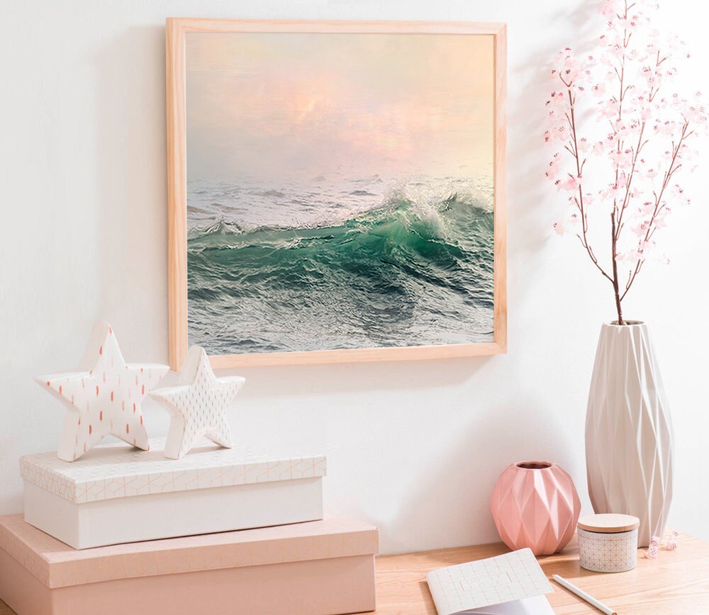 Large Sea wall art water landscape photography ocean wave