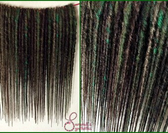 Forest Naturals - Synthetic Dreads - 30 DE - Long - PREMADE - Burning Man - Festivals -discounted-