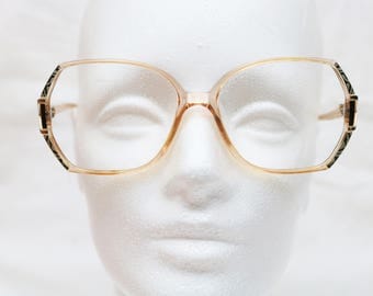 Rare 80's Vintage "RODENSTOCK" Clear Detailed Eyeglass Frames