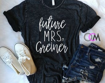 Future Mrs Shirt, Future Mrs Raglan, Bride Shirt, Wedding Shirt, engagement Shirt, Bridal Shower Gift, Bachelorette Shirts, Bride Tank