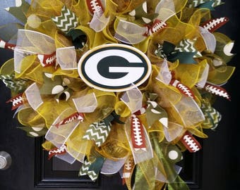 Packers wreath | Etsy