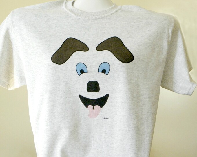 FOR the DOG LOVER you know: This T-shirt has been created by Pam Ponsart of Pam's Fab Photos featuring the face of a Happy Dog