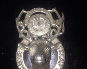 Fraternal Elks BPOE Cervus Alces 11th Hour Metal Plaque