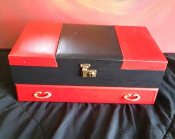 OOAK Harley Quinn Jewelry Box