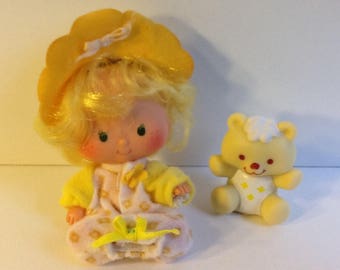 BUTTER COOKIE w/ Jelly Bear Vintage Strawberry Shortcake Doll