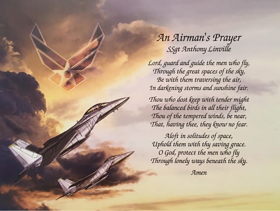 Air Force Gifts An Airman's Prayer Air Force Prayer