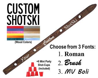 Custom ShotSki, Personalized Shot Ski