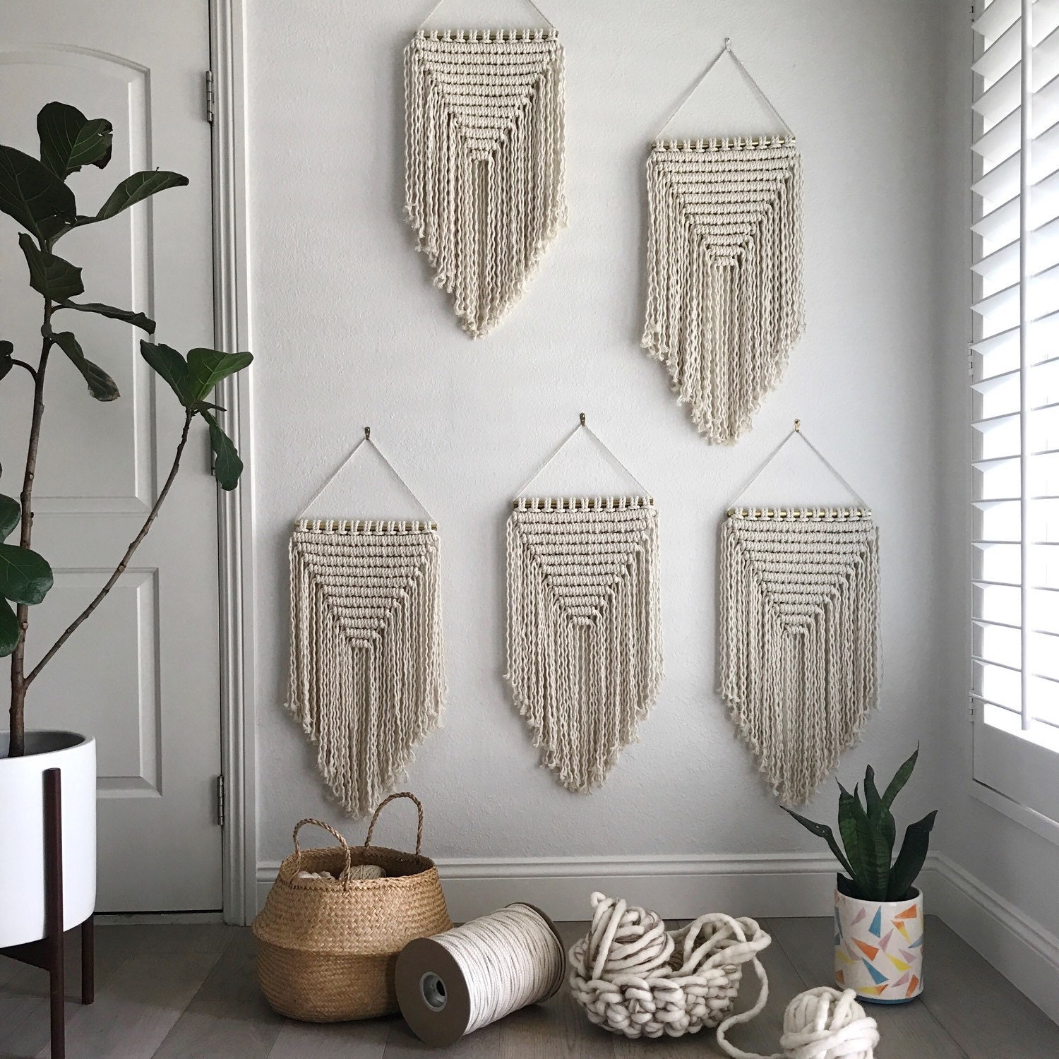 Macrame Patterns/Macrame Pattern/ Macrame Wall Hanging