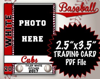 Ace: Baseball Trading Card 2.5 x 3.5 Photoshop