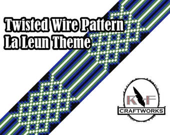 Loom Beading Pattern - Twisted Wire (La Leun Theme)