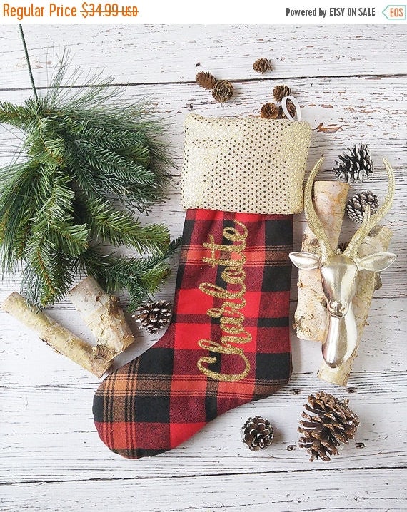 Christmas Stocking Women's Holiday Stockings Flannel