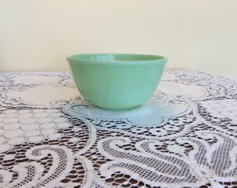 Vintage Fire King Jadeite Swirl Pattern Bowl Small