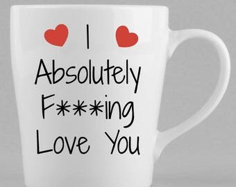 Mug Humoristique 10oz – "You're A Tw-t But You're My" Saint-Valentin