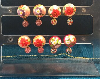 Handpainted Double Sided Earrings