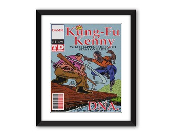 Kendrick Lamar Kung Fu Kenny Comic Book Print