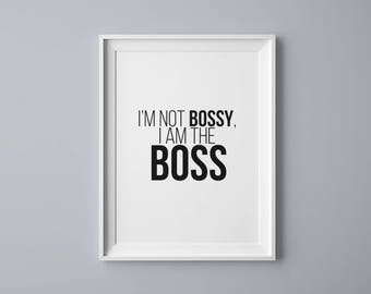 I am the boss | Etsy