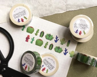 Sprinkle Prickles - Cactus Washi Tape (PREMIUM)