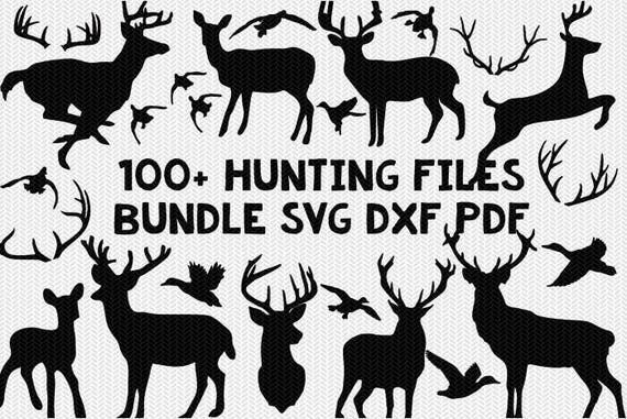 Download hunting deer duck bundle silhouette svg dxf file instant ...