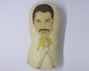 freddie mercury stuffed doll