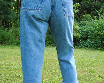 Vintage Jeans, Polo Ralph Lauren, Vintage Clothing, High Waist, Mom Jeans, Medium Wash, Size 10, Relaxed Fit, Retro Jeans