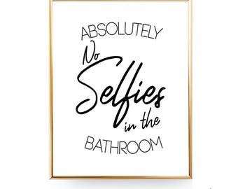 Get Naked Quote Printable Bathroom Poster Digital Download