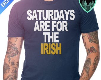 Official Saturdays are for the Irish Notre Dame Shirt, Notre Dame Football, Notre Dame Shirt, Notre Dame Gift, Notre Dame Football Gift