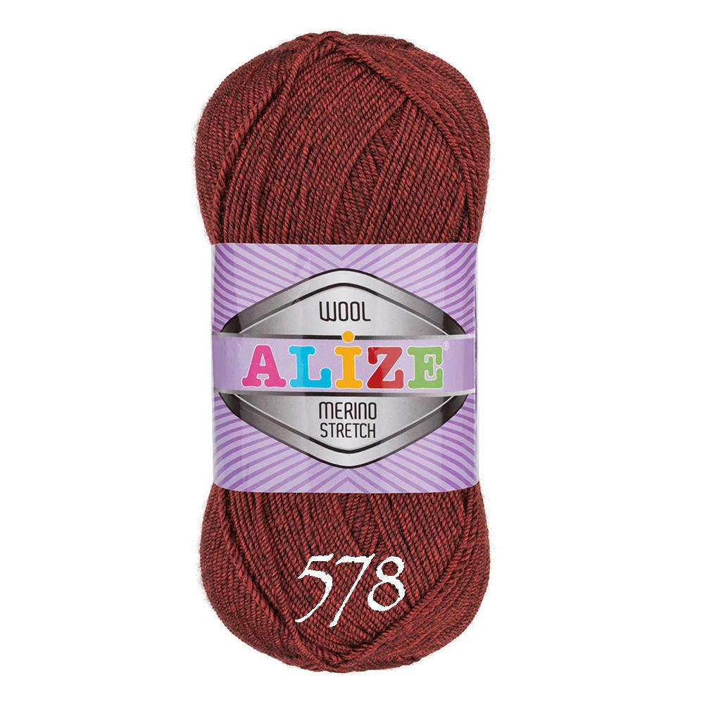 ALIZE MERINO STRETCH Elastic wool yarn winter stretch yarn
