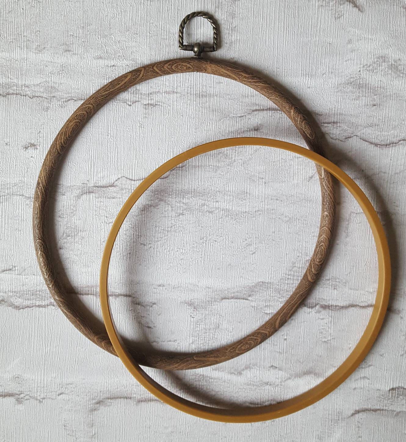 Wood Grain Embroidery Hoop Flexi Hoop Embroidery Crewel Crossstitch