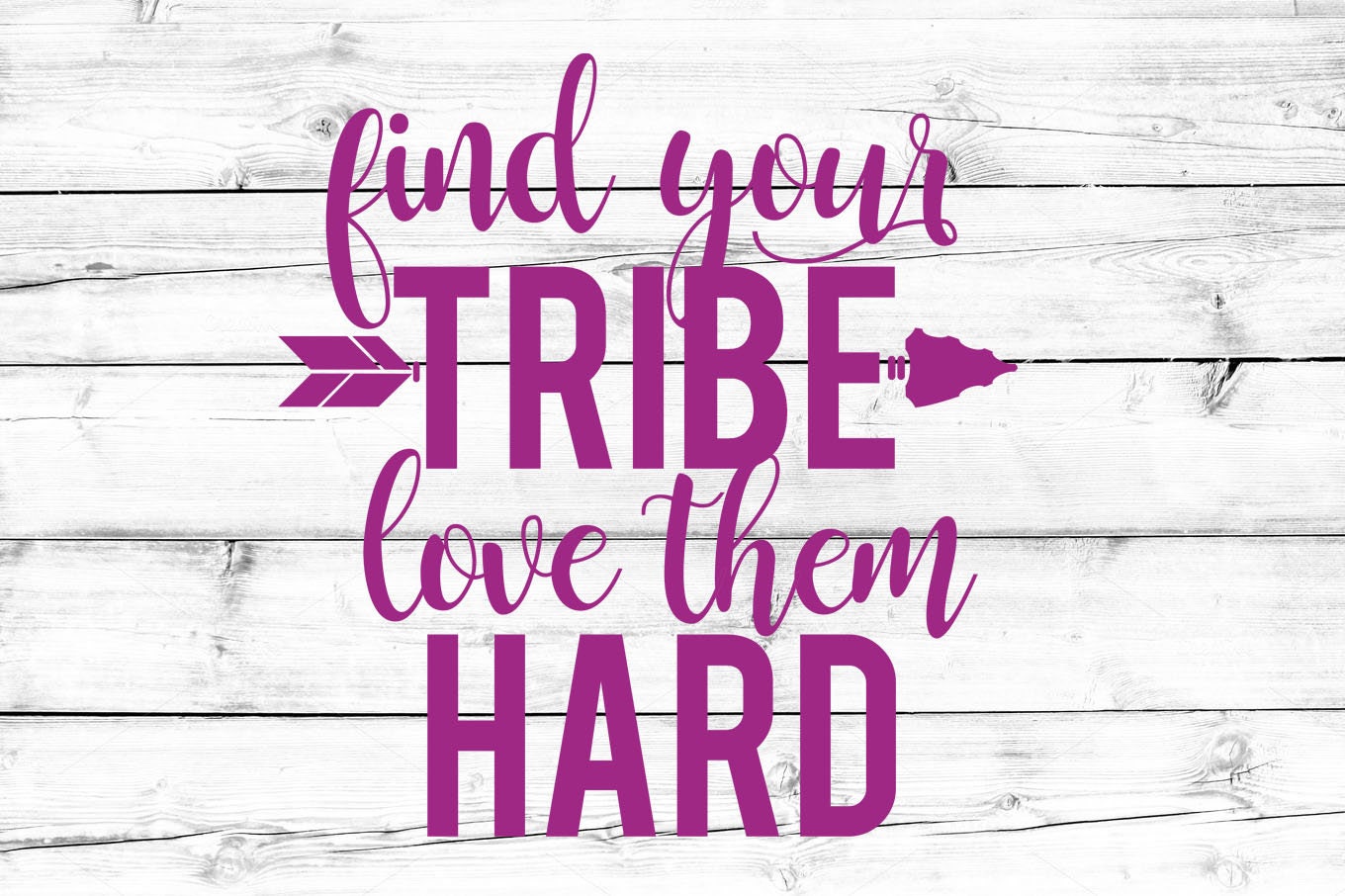Find Your Tribe Love Them Hard SVG Find Your Tribe Svg Mom