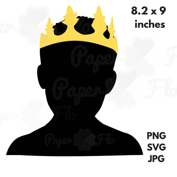 Download Black Prince SVG prince crown svg boy clip art black ...