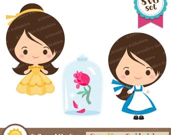 Beauty and the Beast SVG cutting files for scrapbooking, card making, die cuts, disney