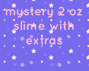 mystery 2 oz slime with extras