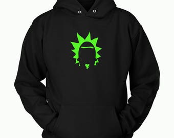 Rick And Morty Hoodie ( All Sizes ) - Rick & Morty SweatShirt – Awesome Rick and Morty Gift - Funny Rick and Morty Hoodie - Rick Sanchez