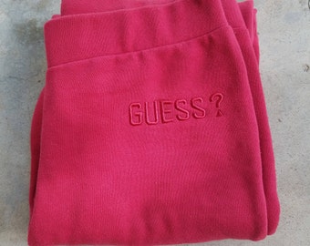 guess logo sweatpants