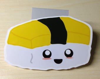 Sushi Tamago Japanese Omelette Magnetic Bookmark